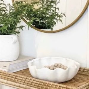 Scalloped Bowl - Threshold designed by Studio McGee. Brand new . Sold out .